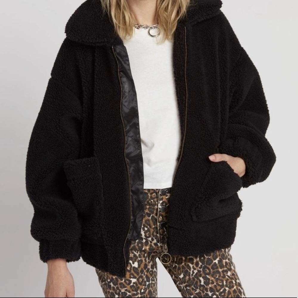 VOLCOM fluffy oversized sea sherpant jacket